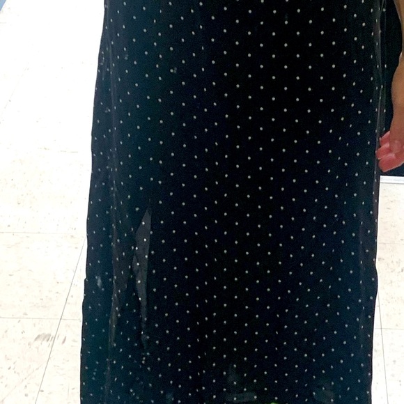 Madewell Silk Polka Dot Midi Dress XXS - Picture 2 of 5